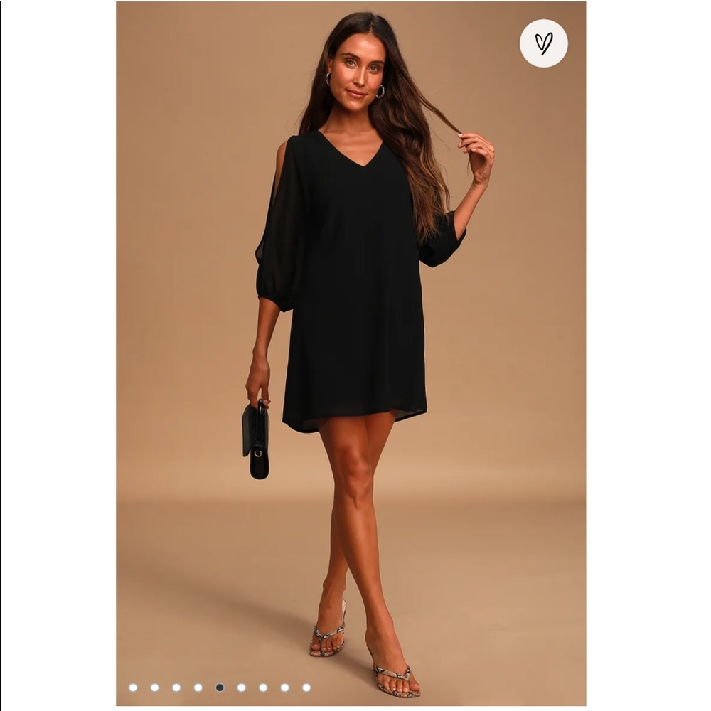 Black long sleeve dress